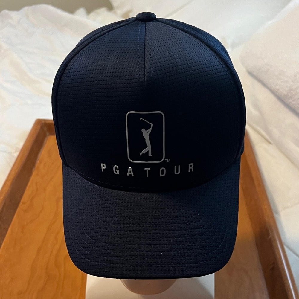 PGA TOUR Navy & White Golf Performance Hat